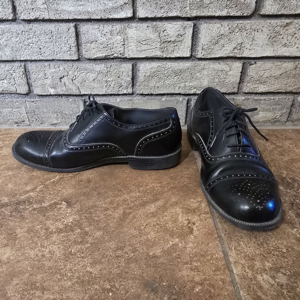 Black | DEER STAGS | Seville Leather Oxford